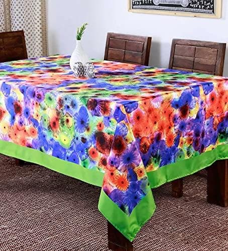 Lushomes Dining Table Cover 6 Seater, Digital Printed Themed Table Cover for 6 Seater (60 x90 inches, Single pc) - HalfPe