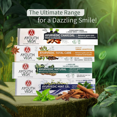 Ayurvedic TotalCare 360 toothpaste Pack of 4 (100 gm) Aimil Ayouthveda