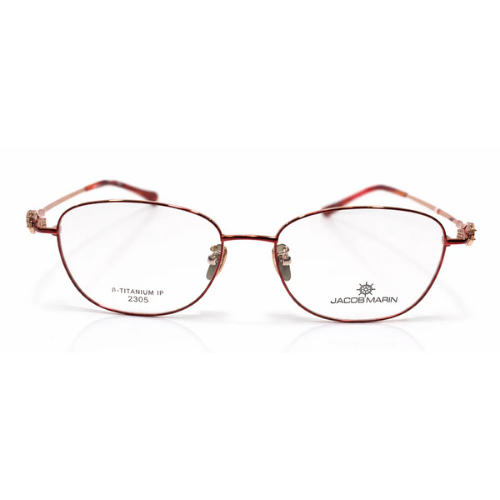 Fancy Full Rim Cat-Eye Frame For Men & Women 142mm
