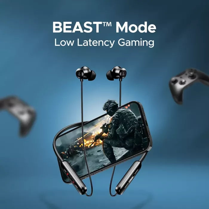 boAt Rockerz Summit Bluetooth Neckband (Classic Black, In the Ear)