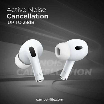 CamBuds100-ANC Bluetooth Earbuds with ANC, ENC, Touch Controls, Voice Assistant and IPX4 Water Resistant (Forest Green) - HalfPe