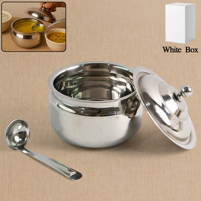 Premium Stainless Steel Ghee Pot