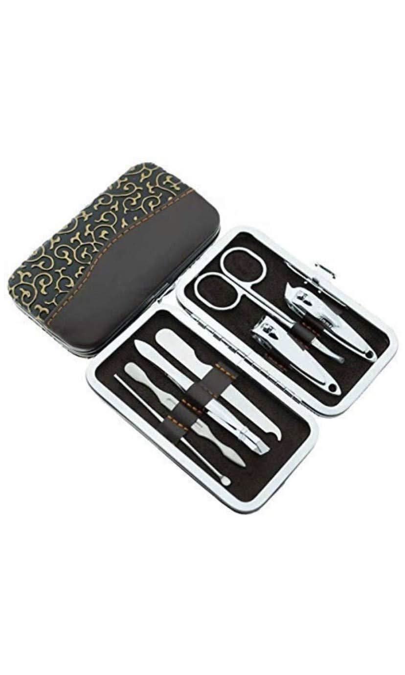 7-in-1 Stainless Steel Manicure Set – Professional Grooming Kit for Nails & Skin Care