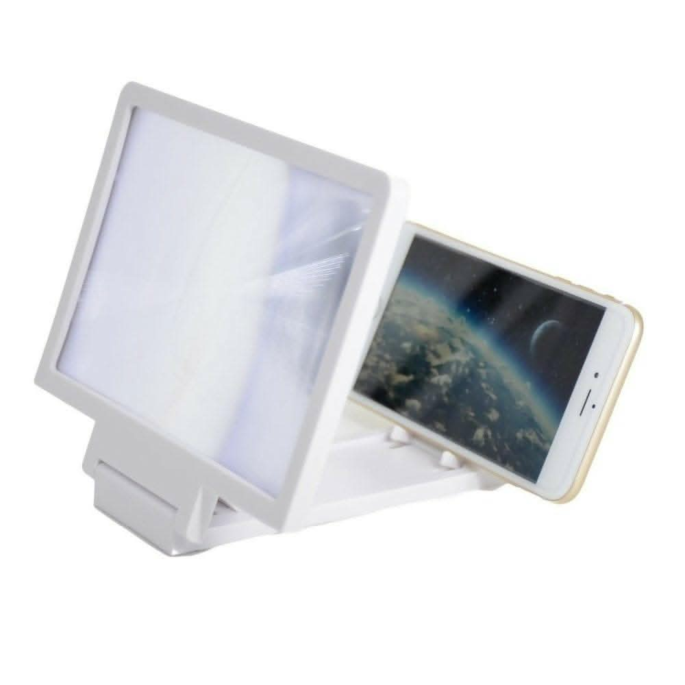 Universal Mobile Phone Screen Magnifier & 3D Enlarge Stand (3X - Pack of 2) - HalfPe