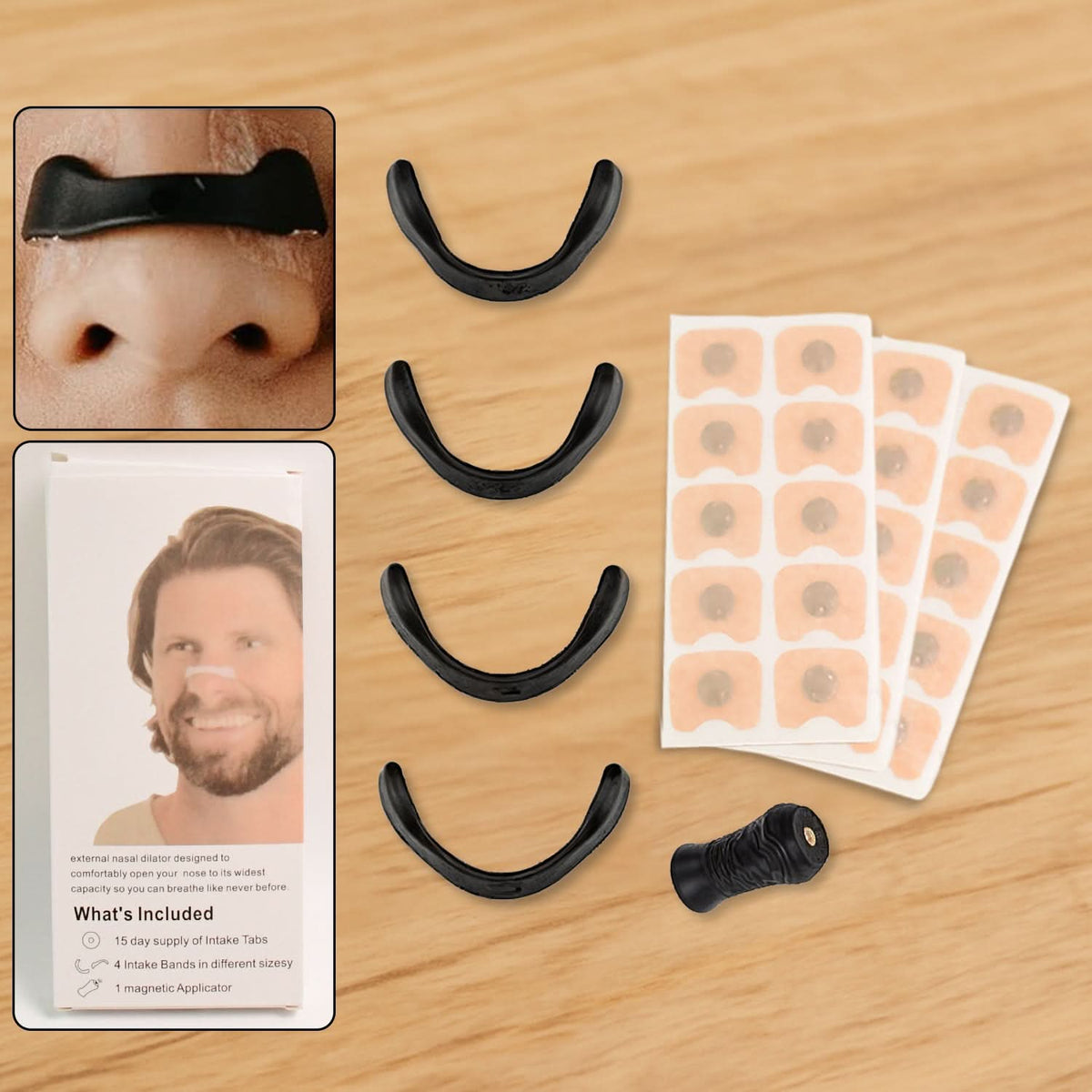 Nasal Strip Starter Kit - Boost Oxygen Intake Reduce Snoring (1 Set) HP DD