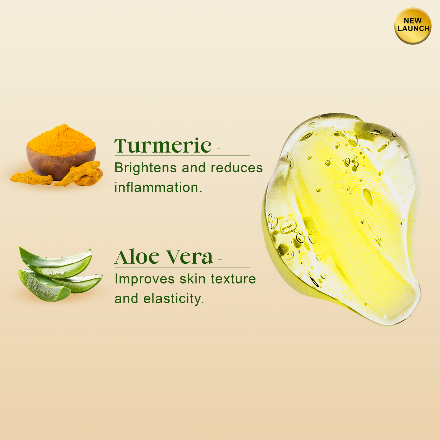 Aloe Vera & Turmeric Face Gel Amantya Care