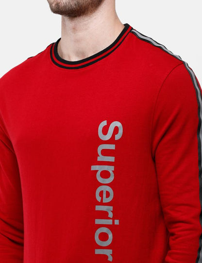 ARDEUR Mens Typography Printed Sweatshirts AFS04 ARDEUR