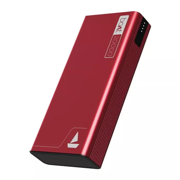 boAt एनर्जीशूरूम PB400 पावरबैंक 20000mAh बैटरी, 22.5w फास्ट चार्जिंग, 12-लेयर स्मार्ट IC प्रोटेक्शन और एल्युमीनियम अलॉय केसिंग के साथ (कार्बन ब्लैक)