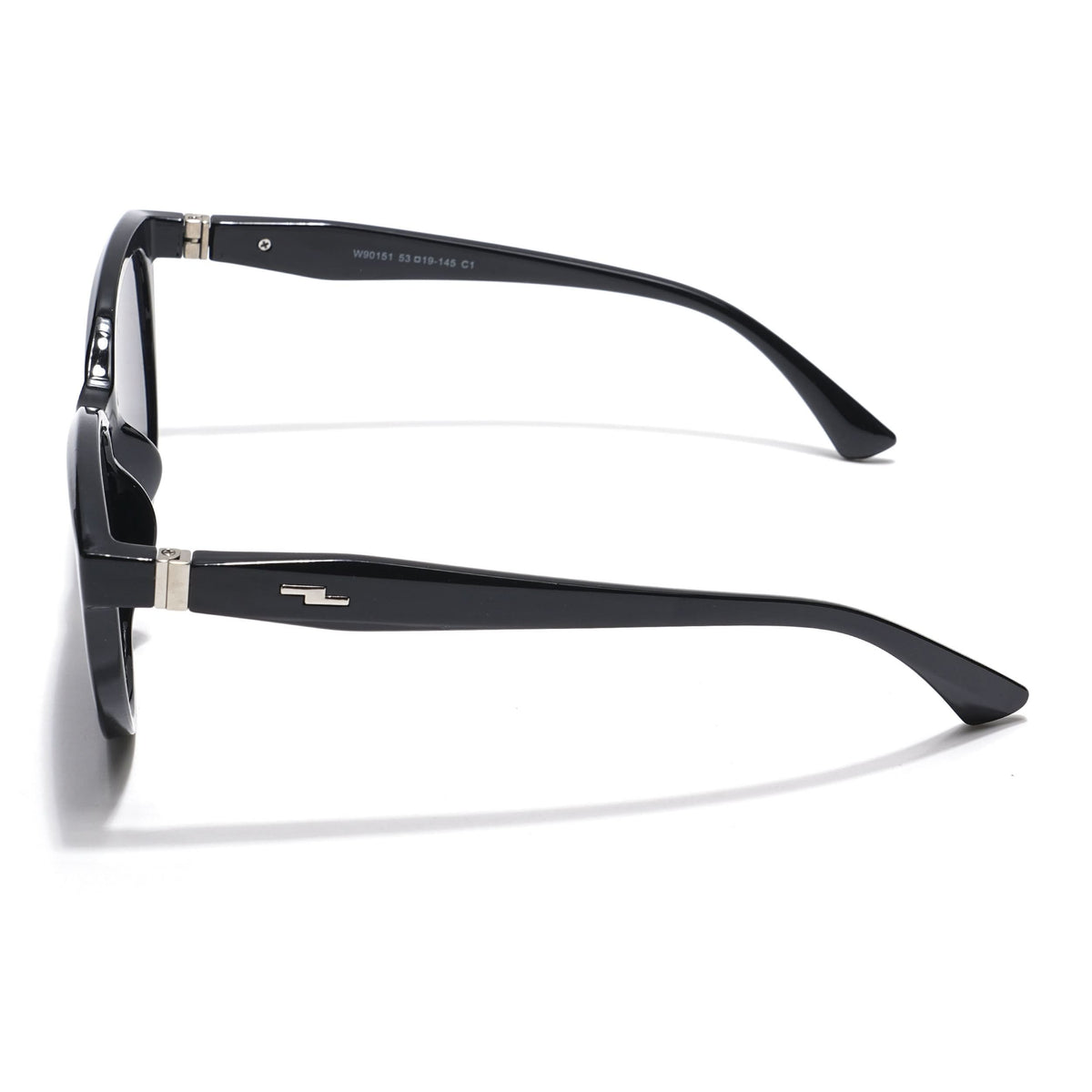 Eyejack Black Cateye Sunglasses for Men and Women - Style L759 - view 5