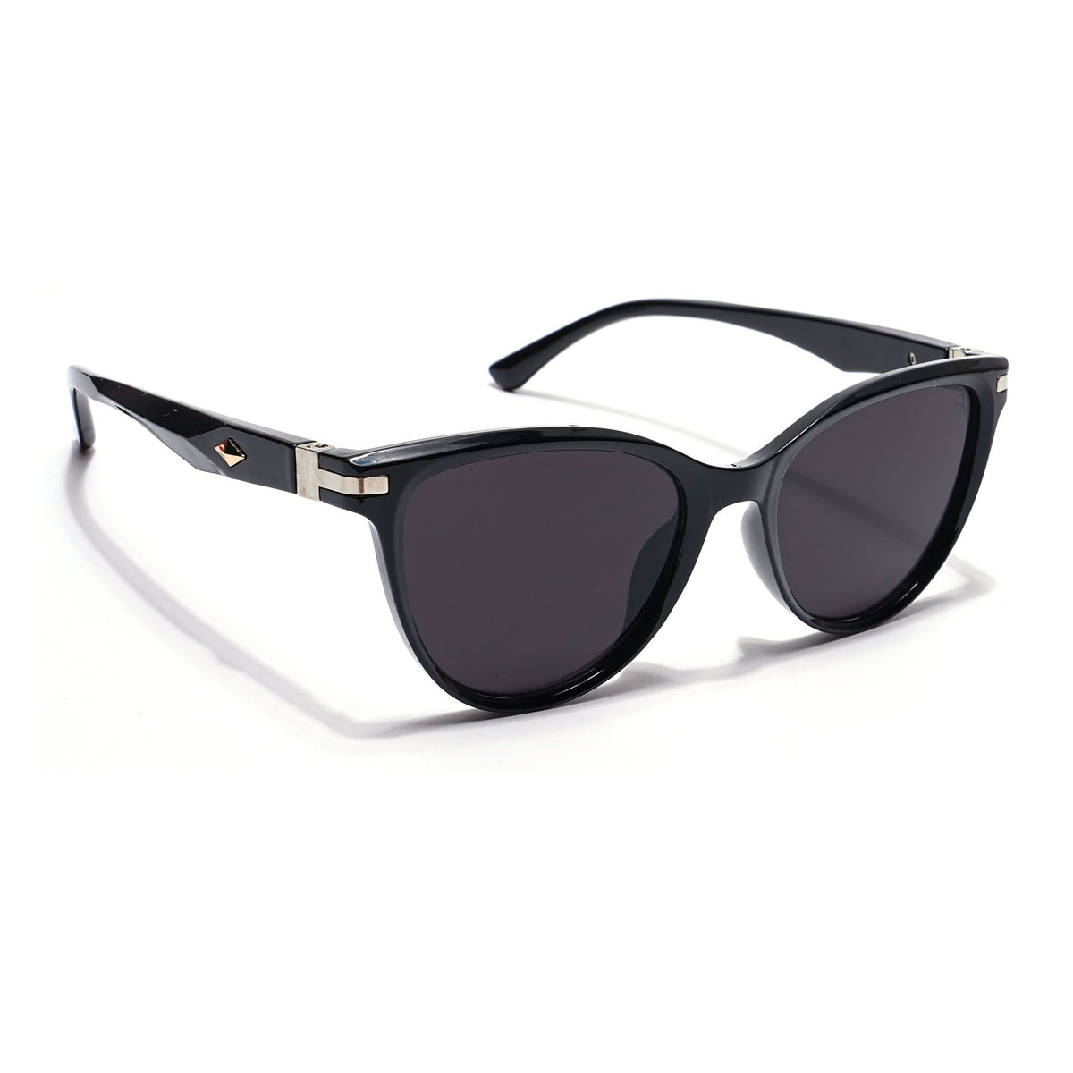 Eyejack Black Cateye Sunglasses for Men and Women - Style L814 - view 2