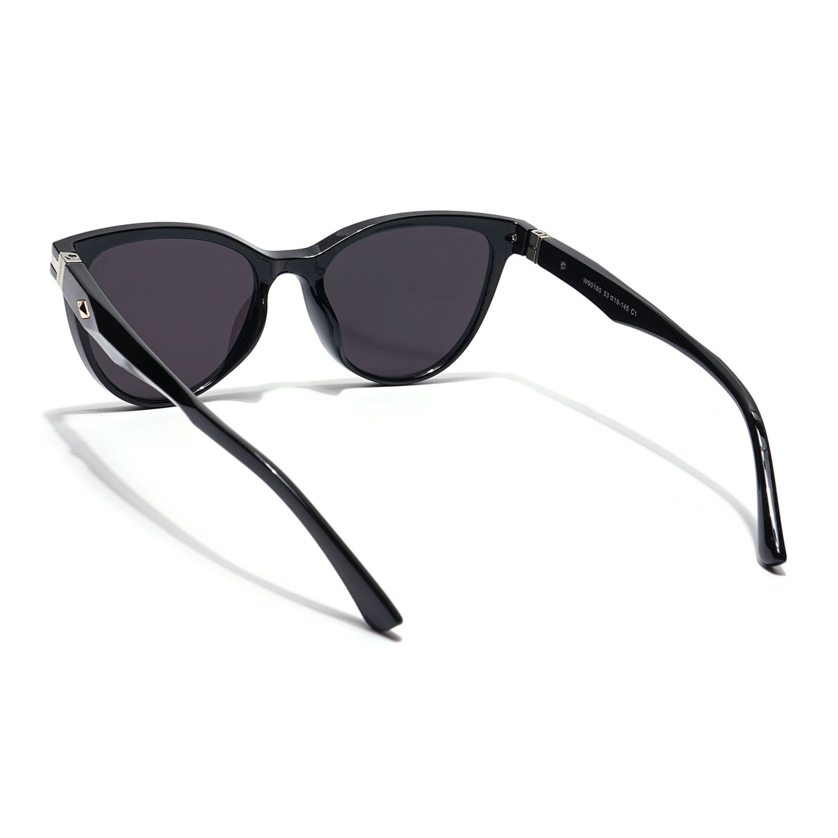 Eyejack Black Cateye Sunglasses for Men and Women - Style L814 - view 5