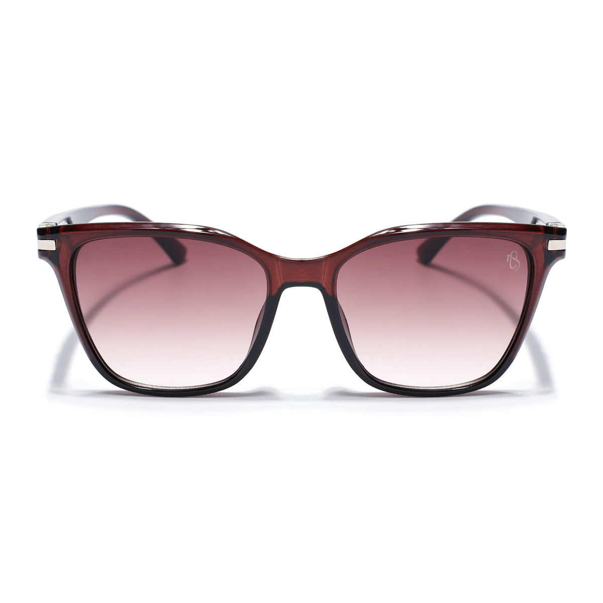 Eyejack Brown Square Sunglasses for Men and Women - Style L771 - view 4