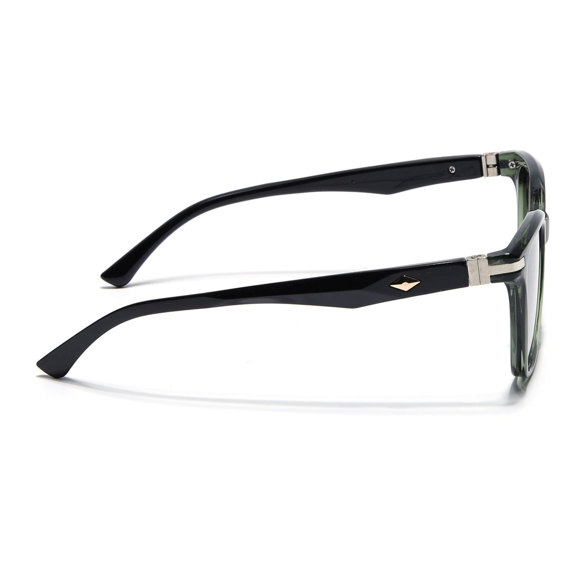 Eyejack Olive Square Sunglasses for Men and Women - Style L774 - view 7