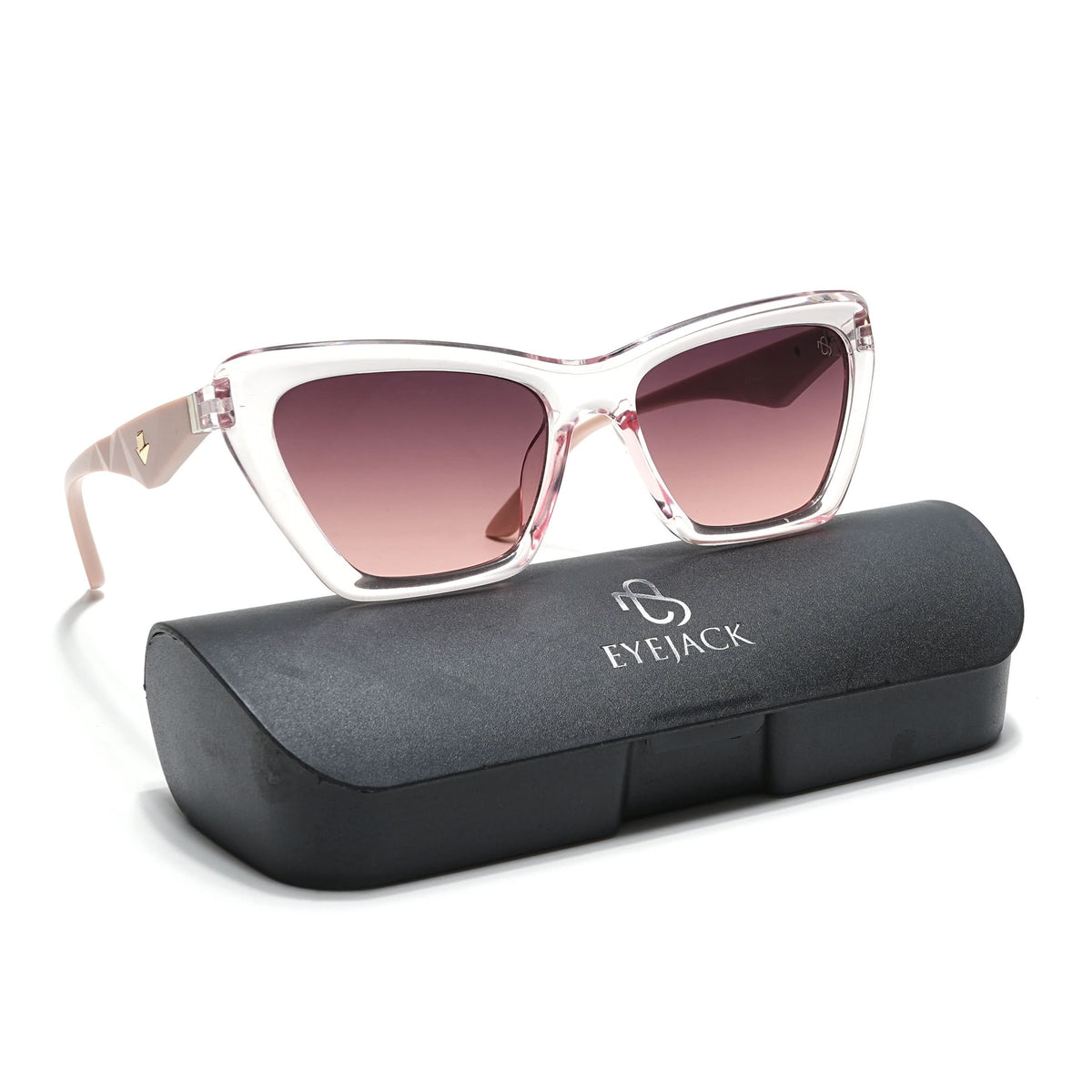 Eyejack Pink Cateye Sunglasses for Men and Women - Style L851 - view 8