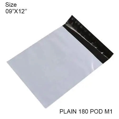 902 Tamper Proof Courier Bags(09x12 Plain 180 Pod M1) - 100 Pcs HP DD