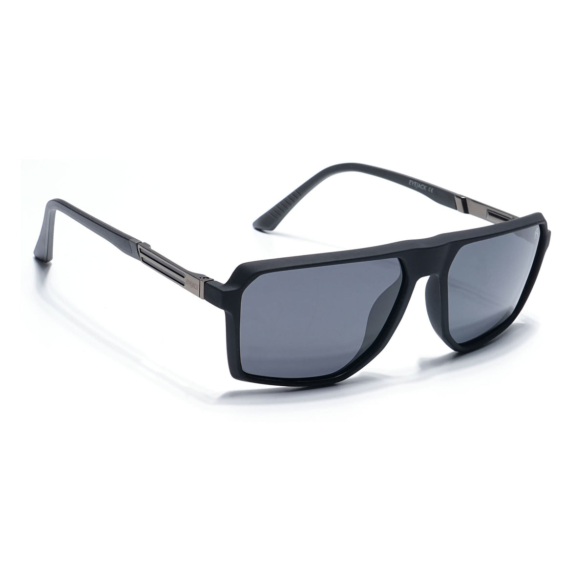 Eyejack Black Wayfarer Sunglasses for Men and Women - Style 1132 - view 2