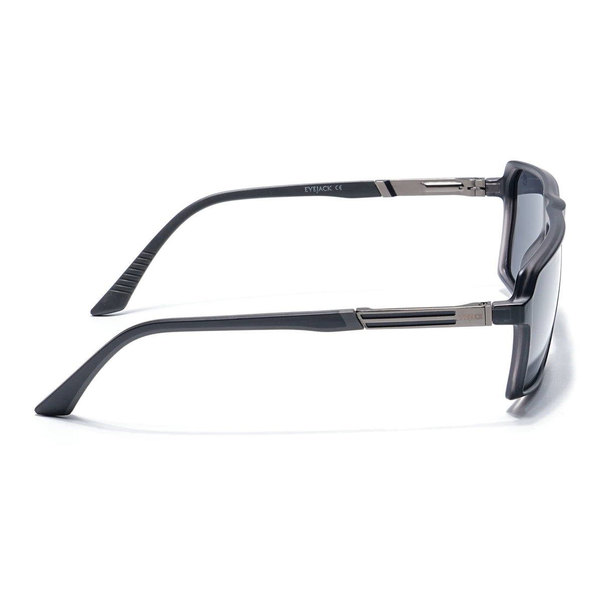 Eyejack Matte Black Wayfarer Sunglasses for Men and Women - Style 1133 - view 7