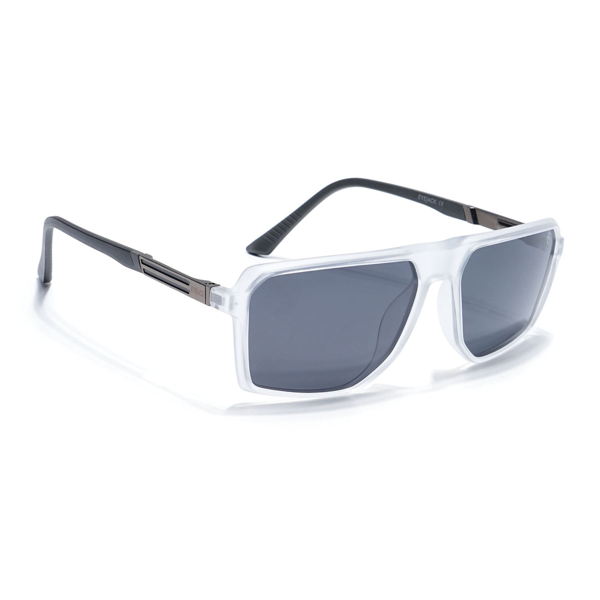 Eyejack Transparent Wayfarer Sunglasses for Men and Women - Style 1136 - view 2