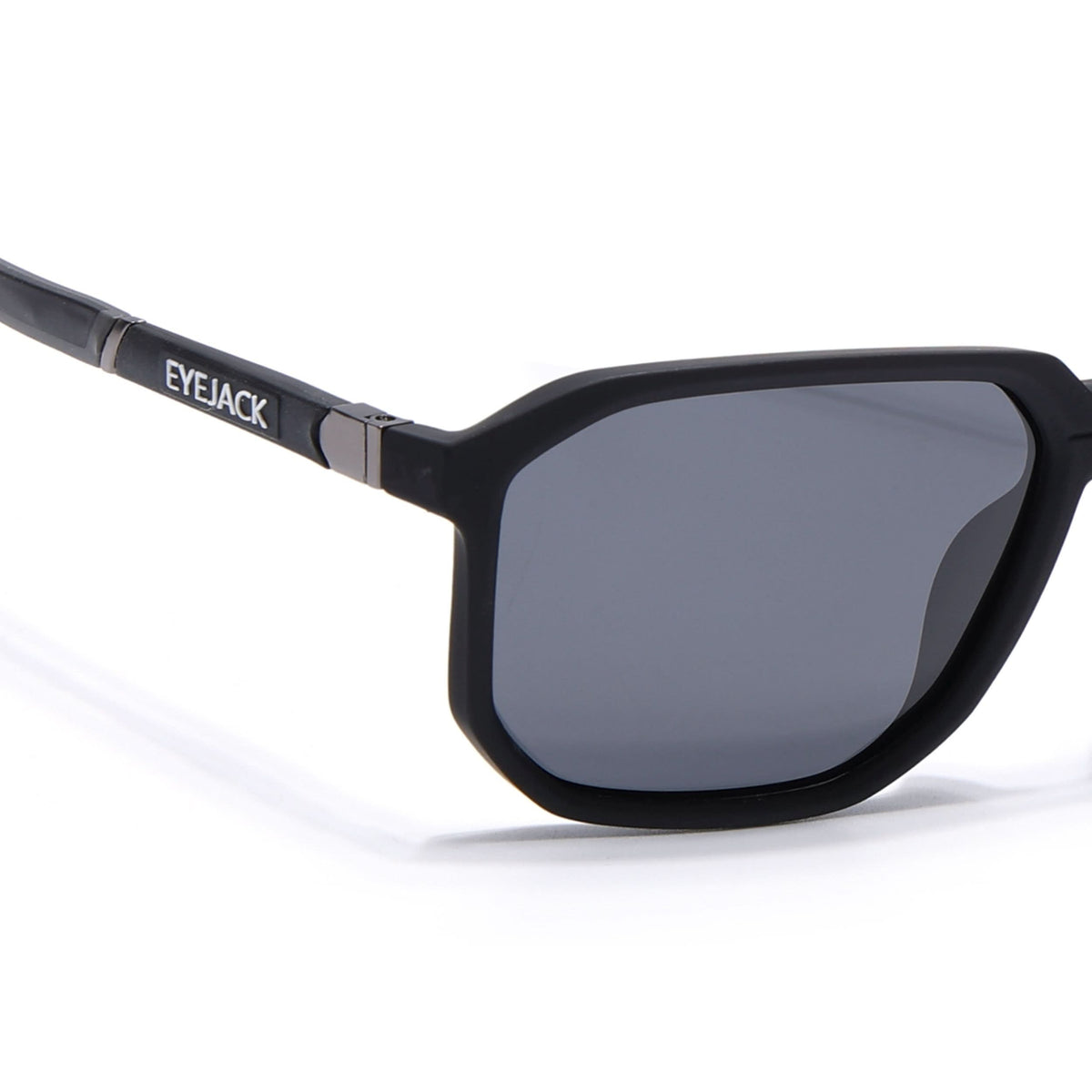 Eyejack Black Wayfarer Sunglasses for Men and Women - Style 1137 - view 5