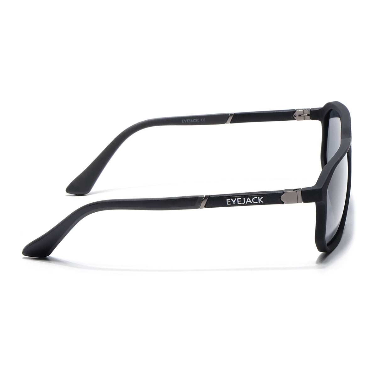 Eyejack Black Wayfarer Sunglasses for Men and Women - Style 1137 - view 7