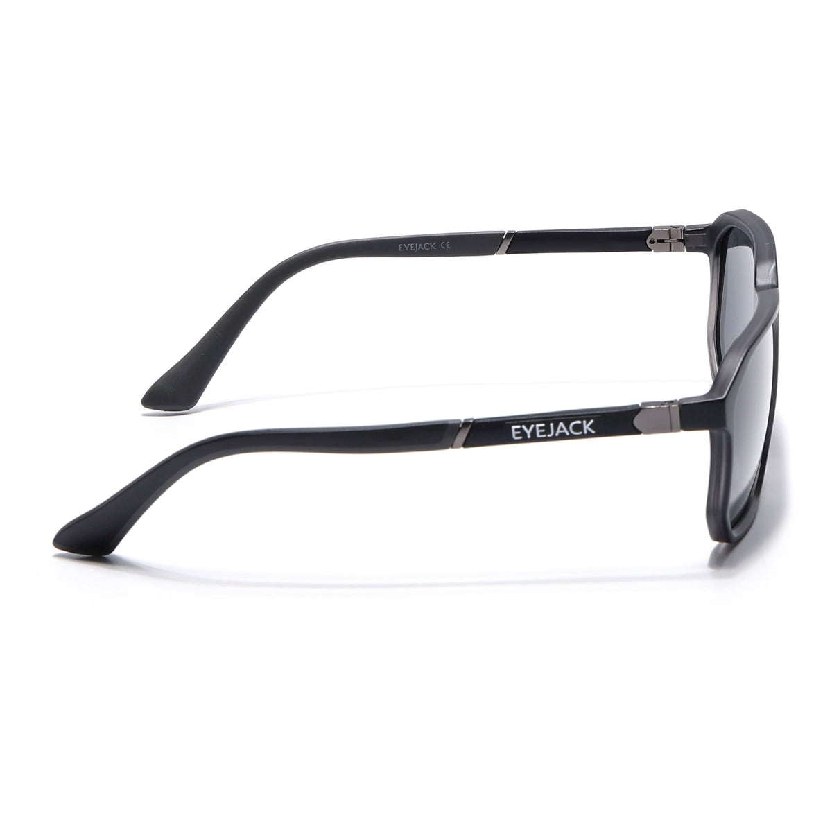Eyejack Matte Black Wayfarer Sunglasses for Men and Women - Style 1138 - view 7