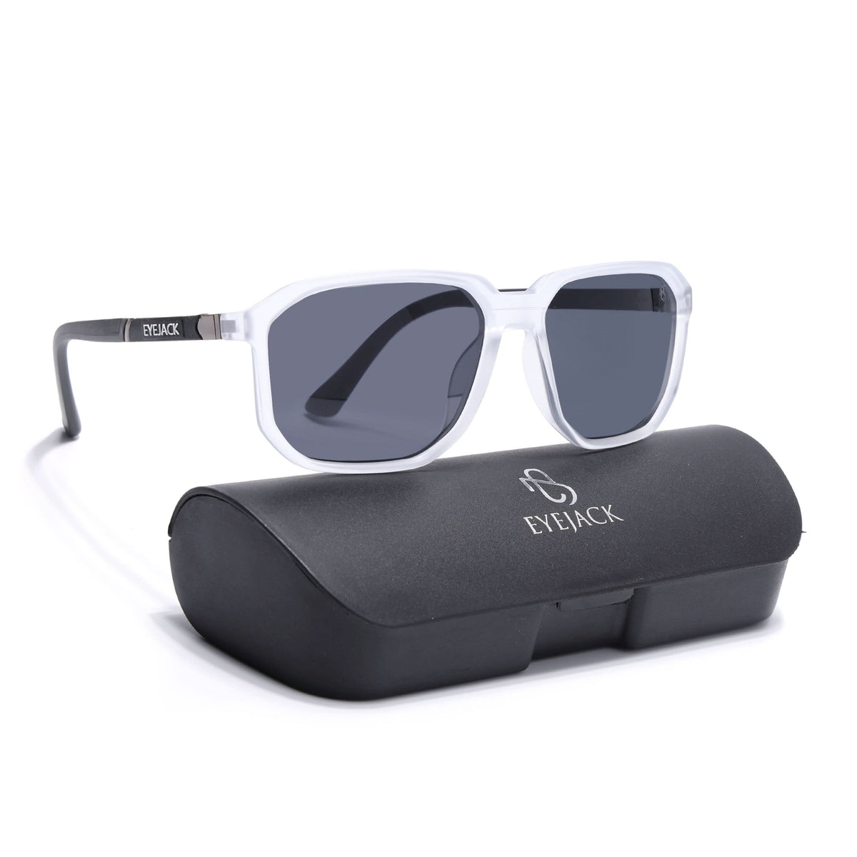 Eyejack Transparent Wayfarer Sunglasses for Men and Women - Style 1141 - view 8