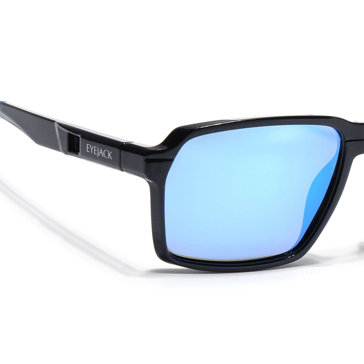 Torque Shine Black Wayfarer Sunglasses for Men and Women - Style 1144 - view 3