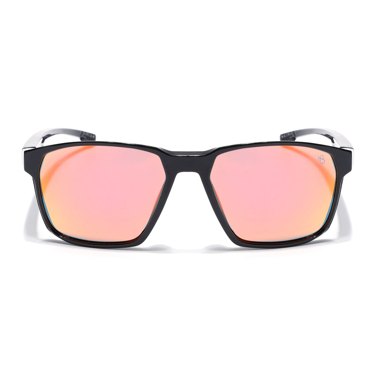 Eyejack Shine Black Square Sunglasses for Men and Women - Style 1148 - view 2