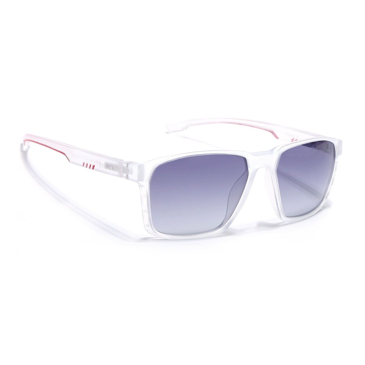 Eyejack Transparent Square Sunglasses for Men and Women - Style 1151 - view 2
