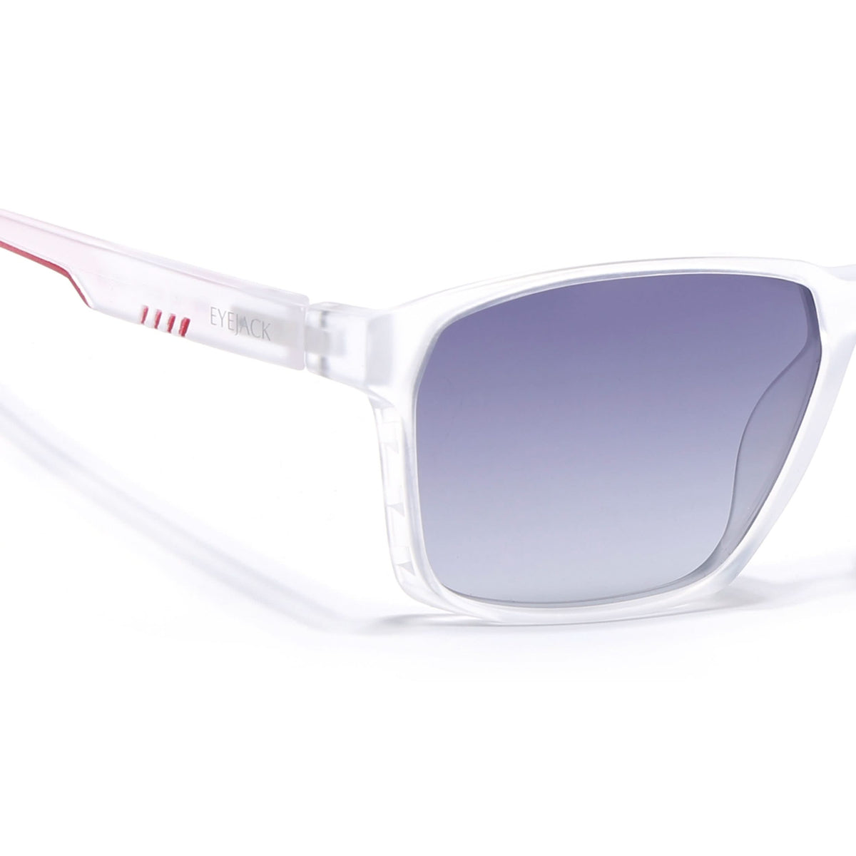 Eyejack Transparent Square Sunglasses for Men and Women - Style 1151 - view 5