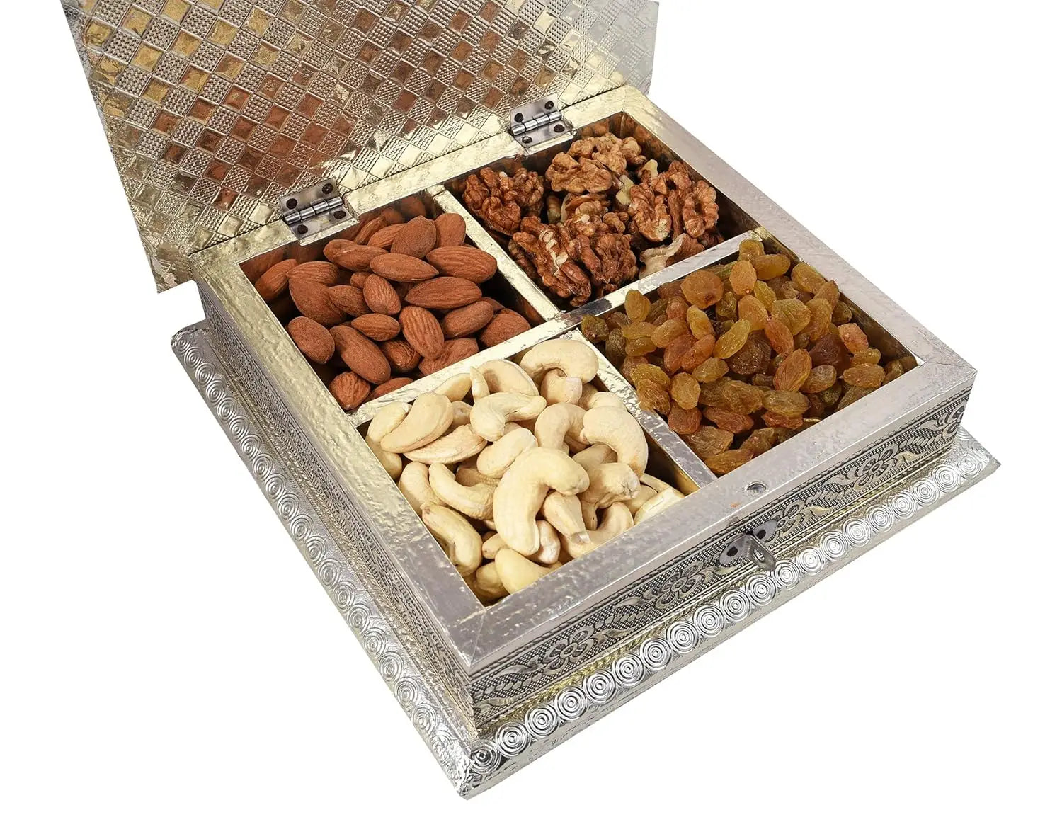 Diwali Dry Fruit Gift Pack with Mandala Bedsheet & Festive Essentials mantouss