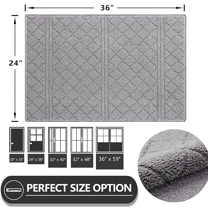 Door Mat for Clean Entryway Floor Protection – additional view