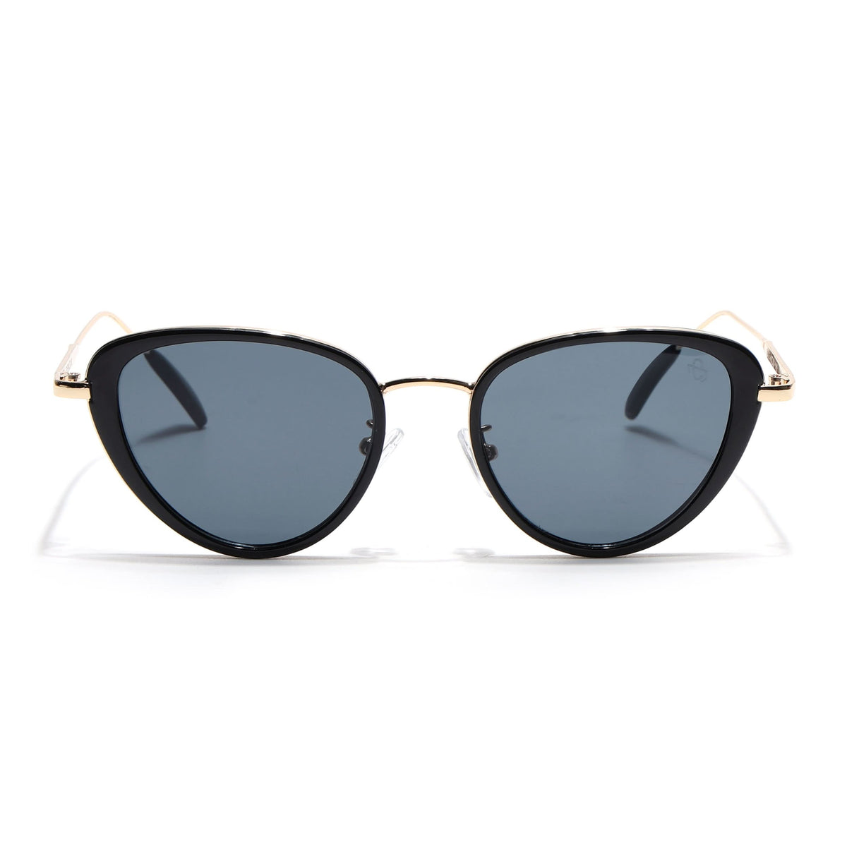 Eyejack Black & Golden Cateye Sunglasses for Men and Women - Style 1103 - view 3