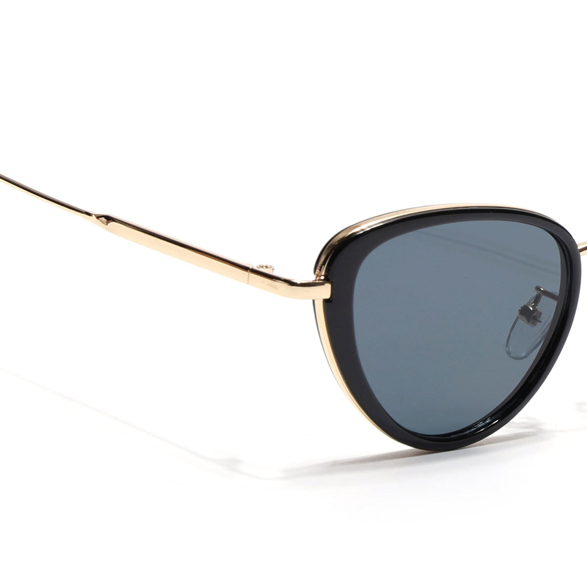 Eyejack Black & Golden Cateye Sunglasses for Men and Women - Style 1103 - view 4