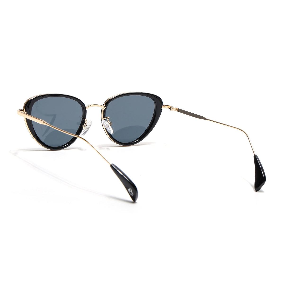 Eyejack Black & Golden Cateye Sunglasses for Men and Women - Style 1103 - view 5