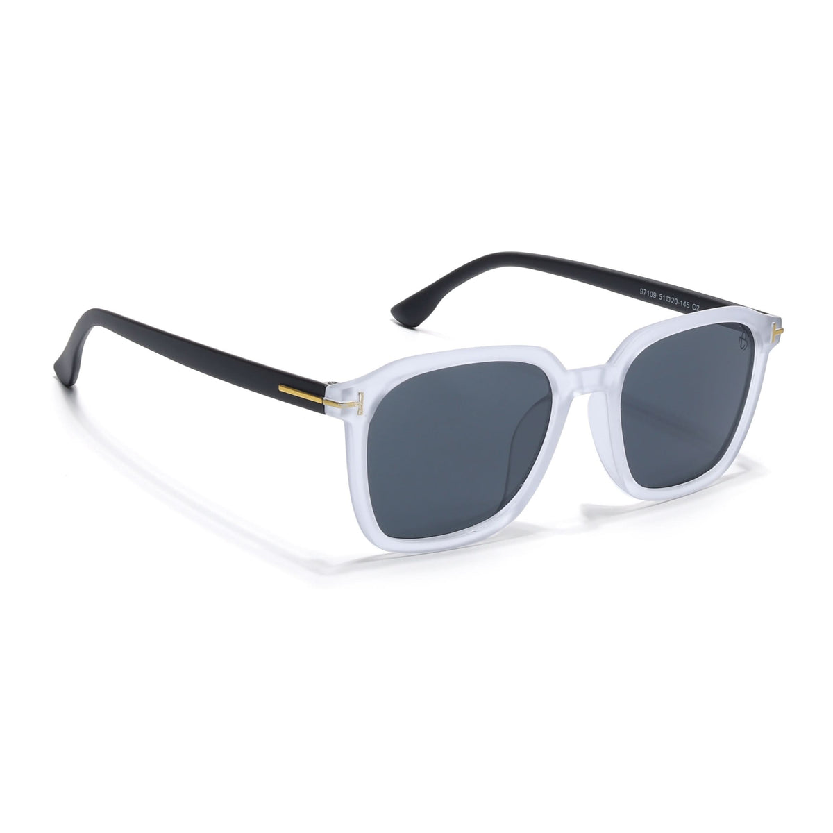 Eyejack Grey Square Sunglasses for Men and Women - Style 1064 - view 2