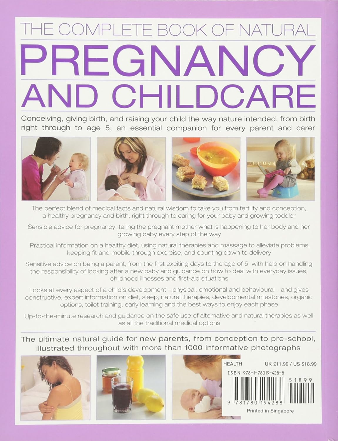 THE COMPLETE BOOK OF NATURAL PREGANCY AND CHILDCARE Om Books International