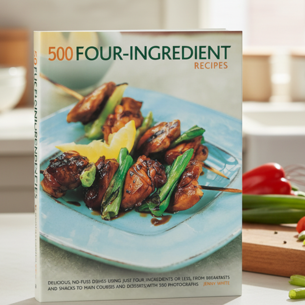 500 Four Ingredients Recipes Om Books International
