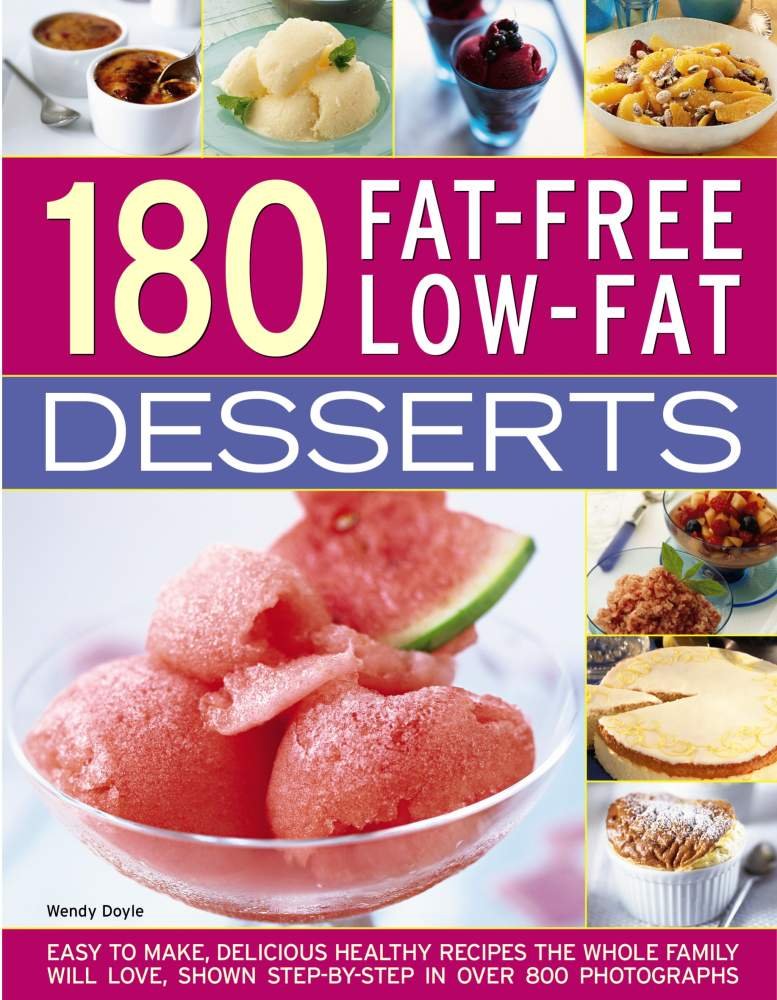 180 FAT-FREE LOW-FAT DESSERTS Om Books International