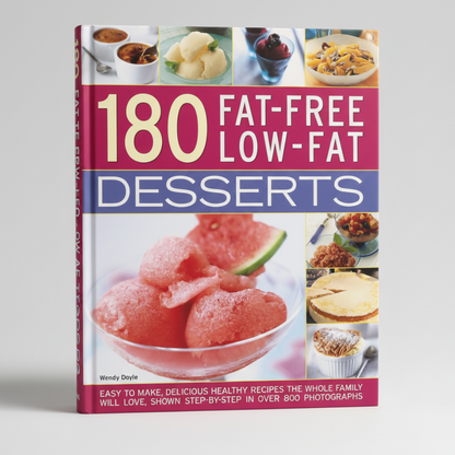 180 FAT-FREE LOW-FAT DESSERTS Om Books International