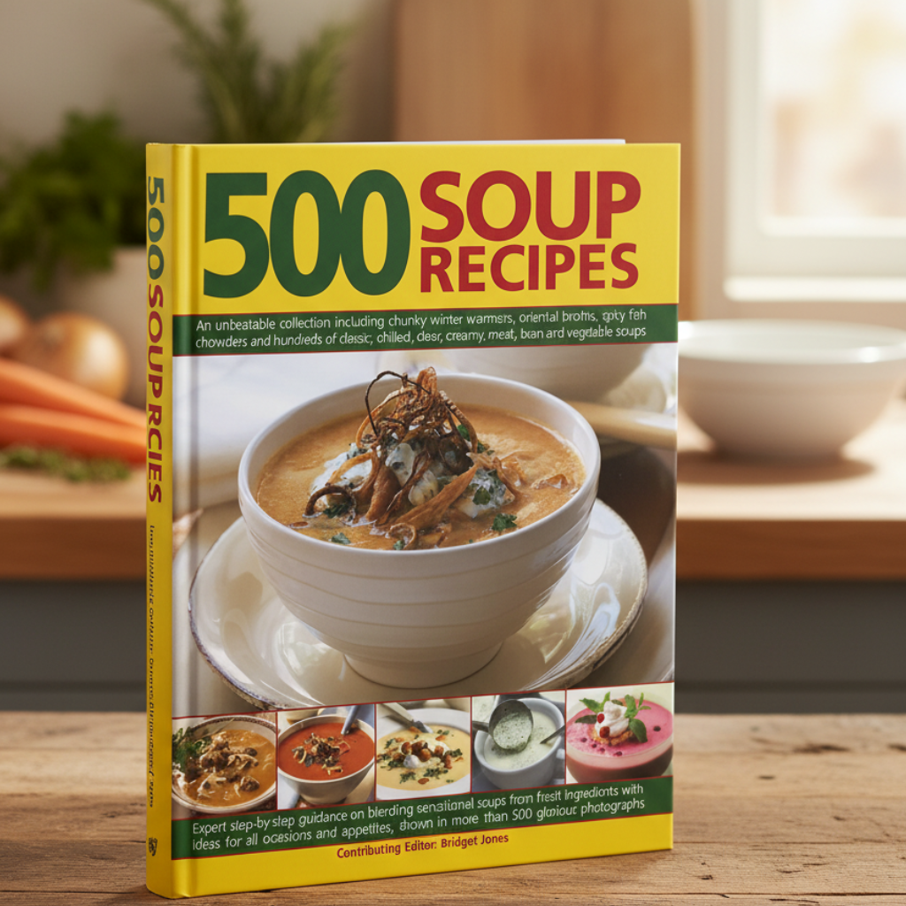500 Soup Recipes â Step-by-Step Guide to Delicious Homemade Soups Om Books International
