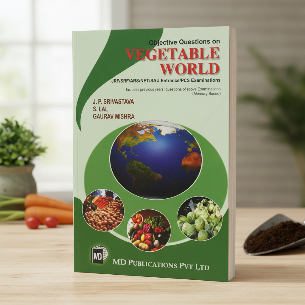 OBJECTIVE QUESTIONS ON VEGETABLE WORLD: JRF/SRF/ARS/NET/SAU ENTRANCE/PCS EXAMINATIONS Prints Publications