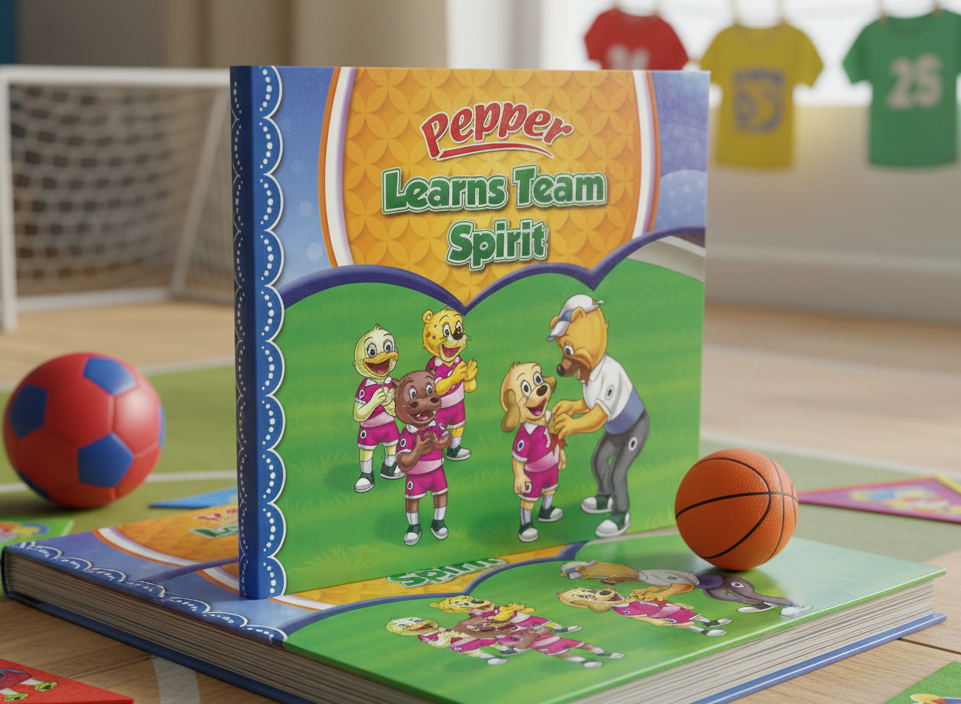 Pepper Learns Team Spirit Prints Publications