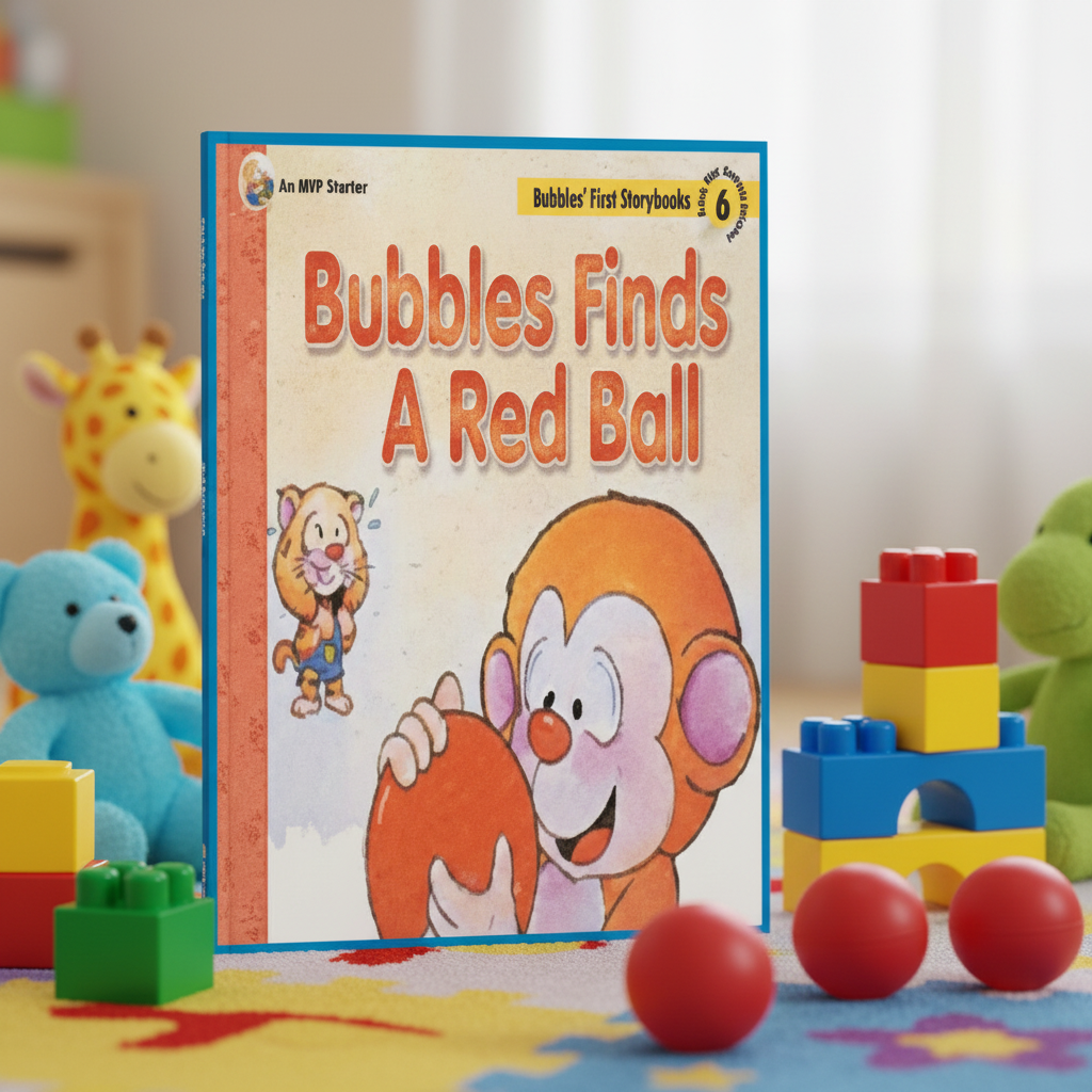 Bubbles Finds A Red Ball Prints Publications
