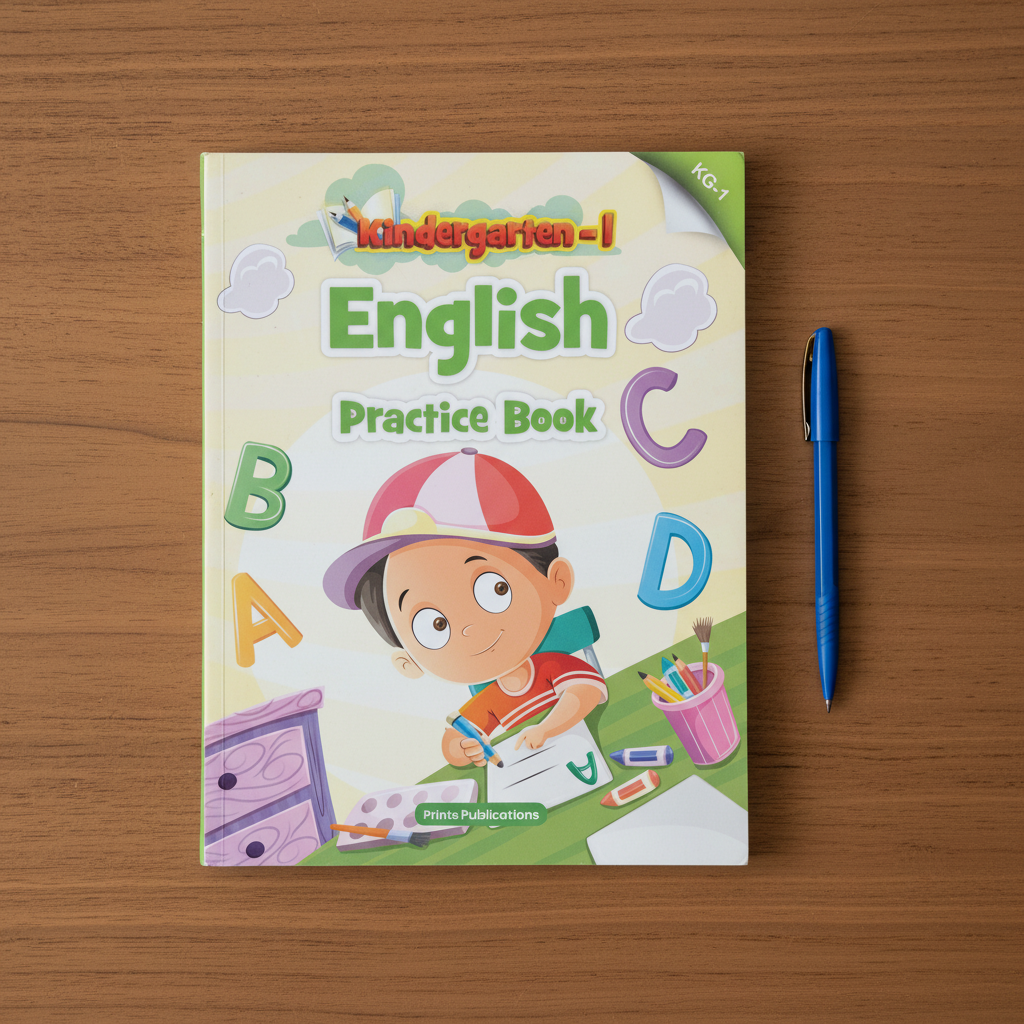 Kindergarten-1: English Practice Book Prints Publications