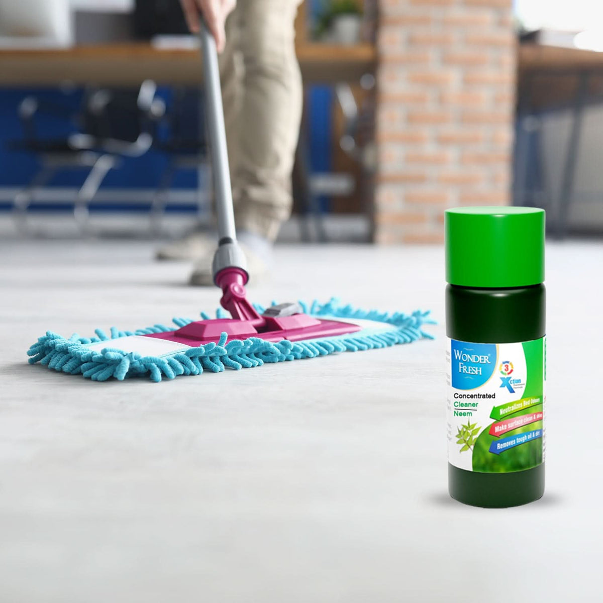 Mop Floor Surface Cleaner Liquid - Disinfectant Insect Repellent HP DD