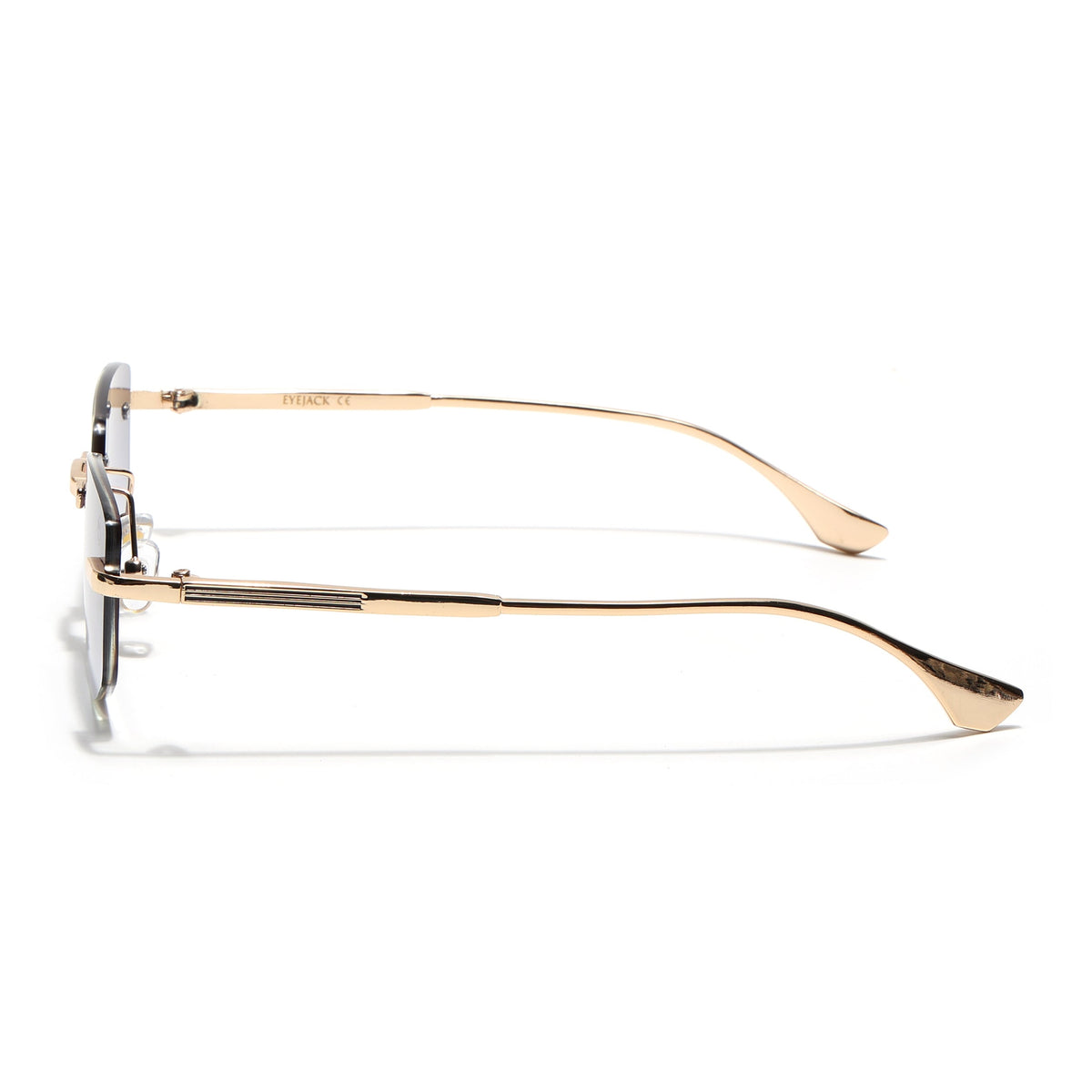 Essence Royal Golden Rimless Sunglasses for Men and Women - Style 2542 - view 7