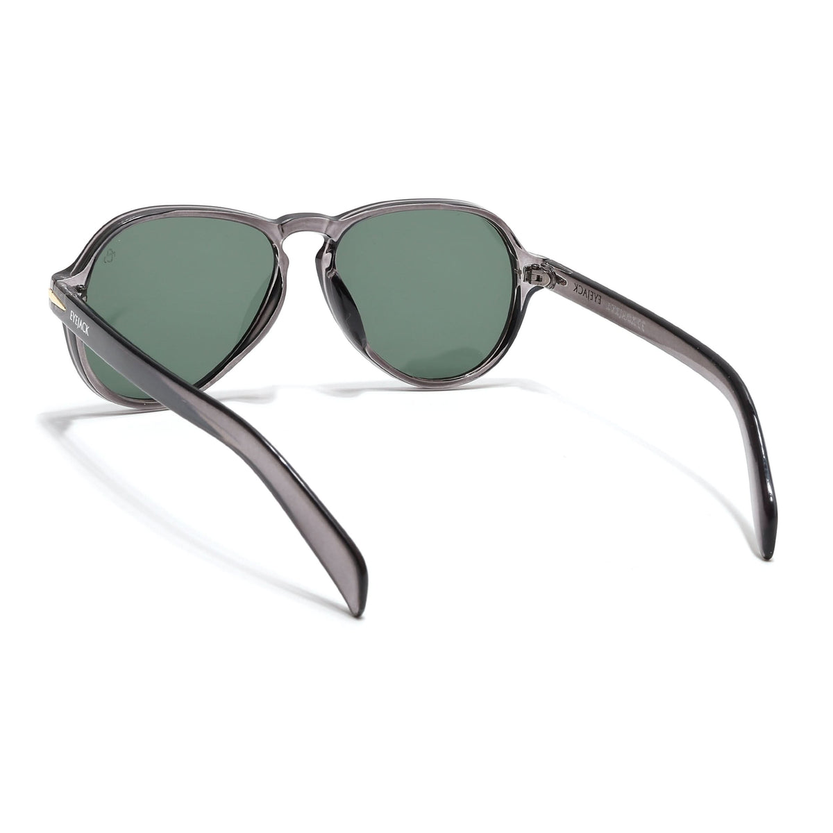 Eyejack Transparent Grey Aviator Sunglasses for Men and Women - view 7