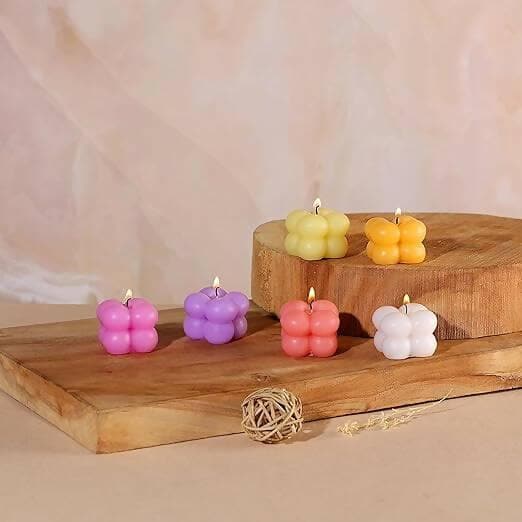 PROSPERRO LUMO by Parkash Candles Cute Baby Bubble Candles (Set of 6) - HalfPe