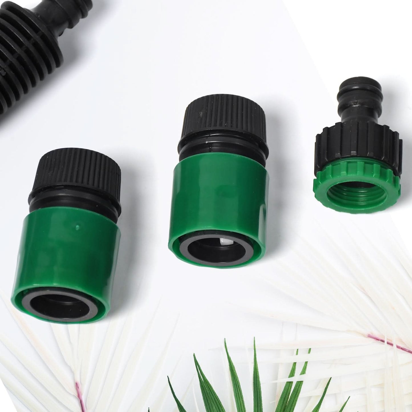 Water Hose Connector Set with Tap Nozzle & Hose Lock